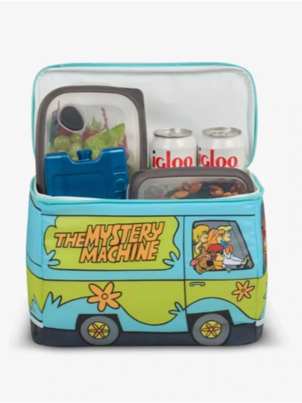 Scooby Doo 10-Can Mystery Machine Cooler Bag Igloo Insulated NWT
